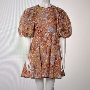 Zimmerman Paisley Mini Dress